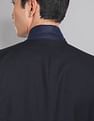 AD by Arvind Tailored Regular Fit Solid Two Piece Suit