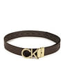 Calvin Klein Monogram Buckle Reversible Belt