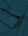 Tommy Hilfiger Solid Cotton Flannel Shirt