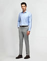 Arrow Slim Fit Solid Pattern Shirt