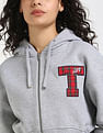 Tommy Hilfiger Regular-Fit Cotton Hooded Neck Zip-Front Sweatshirt