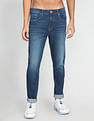 Flying Machine Stone Wash Slim Tapered Fit Classic Vintage Jeans
