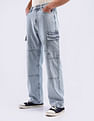 Flying Machine Cobain 90s Loose Fit Rinsed Jeans