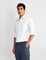 Arrow Geometric Printed Manhattan Slim Fit Shirt