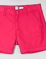 GAP Girls Pink Midi Shorts In Twill