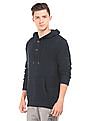 Aeropostale Patterned Knit Hooded Sweater