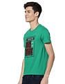 AD by Arvind Crew Neck Graphic Print T-Shirt