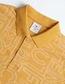 Flying Machine All Over Print Cotton Polo Shirt