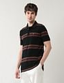 Arrow Sport Horizontal Striped Regular Fit Polo Shirt