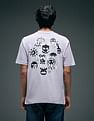 Flying Machine Graphic Printed Digitopia Relaxed T-Shirt
