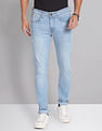 AD by Arvind Skinny Fit Distressed Jeans