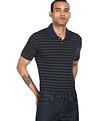 AD by Arvind Cotton Striped Polo Shirt