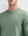 Arrow Sport Round Neck Textured T-Shirt