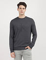 Calvin Klein Jeans Intarsia Mix Stitch Logo Sweater