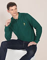 U.S. Polo Assn. Long Sleeve Solid Pique Polo Shirt