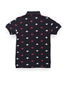 U.S. Polo Assn. Kids Boys Star Print Pique Polo Shirt