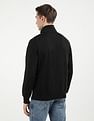 Tommy Hilfiger Solid High Neck Cotton Sweatshirt