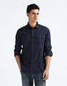 Flying Machine Cotton Chambray Weave Shirt