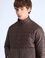 Flying Machine Regular Fit Solid Casual Jacket