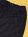 Flying Machine Women Pure Cotton Drawstring Waist Jogger Jeans