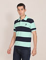U.S. Polo Assn. Pique Striped Polo Shirt