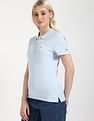 Tommy Hilfiger Solid Slim-Fit Cotton Polo T-Shirt