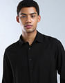 Flying Machine Solid Regular Fit Digitopia Shirt
