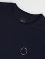 Arrow Sports Crew Neck Solid T-Shirt