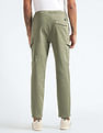 Flying Machine Mid Rise Solid Trousers