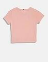 Tommy Hilfiger Kids Girls Logo Regular-Fit Cotton T-Shirt