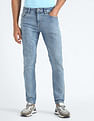 Flying Machine Slash Slim Tapered Mid Rise Jeans