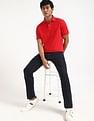Tommy Hilfiger Solid Regular-Fit Cotton Polo Shirt