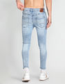 Flying Machine Morrison Skinny Cropped Fit Distressed Jeans