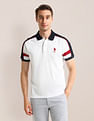 U.S. Polo Assn. Colour Blocked Slim Fit Polo Shirt