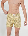 USPA Innerwear Back Pocket All Over Print IYAC Boxers - Pack Of 1