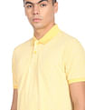 Flying Machine All Over Geometric Print Cotton Polo Shirt