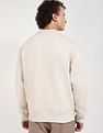 Calvin Klein Jeans Embroidered Logo Relaxed-Fit Cotton Sweatshirt