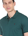 AD by Arvind Modern Jersey Slub Polo Shirt