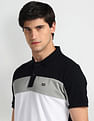 Arrow Sports Colour Block Logo Polo Shirt