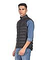 U.S. Polo Assn. High Neck Solid Quilted Jacket