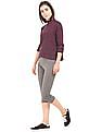 Aeropostale High Neck Heathered Top