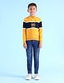 U.S. Polo Assn. Kids Boys Printed Regular Fit Sweaters