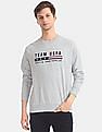 U.S. Polo Assn. Brand Embroidered Heathered Sweatshirt