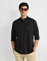 Arrow Sport Mandarin Collar Cotton Shirt