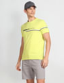 USPA Active Slim Fit Brand Print T-Shirt